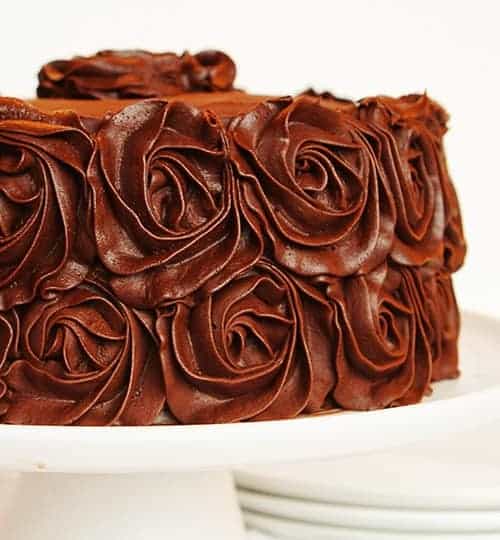 巧克力玫瑰蛋糕!