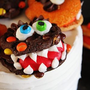 怪物饼干饼干{cookie Decorating教程} #halloween #cobob投注体育网站okies #cake