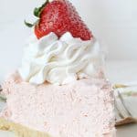 没有烘焙草莓芝士蛋糕#summerdessert #strawberry #cheesecake