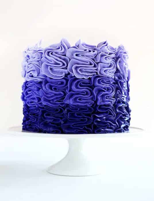 你不会相信这蛋糕有多容易…一个小窍门和三种颜色就够了!