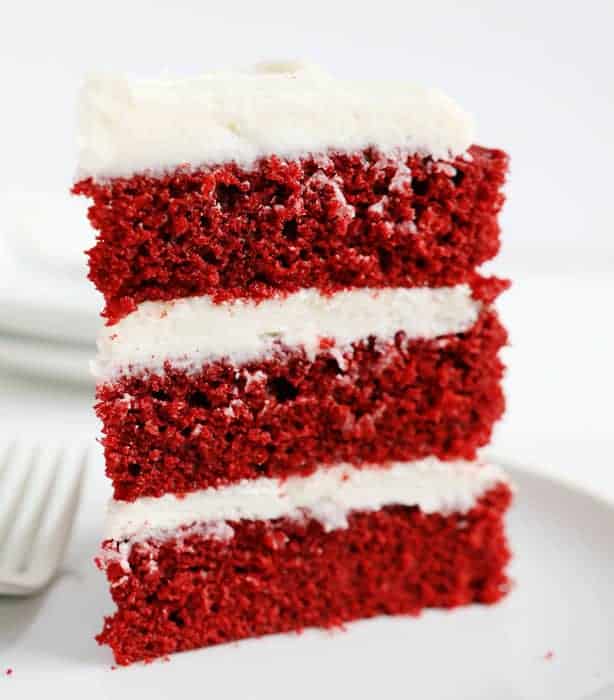 认真润泽浓郁的红丝绒蛋糕!#redvelvet #redvelvetcake #cake #iambaker