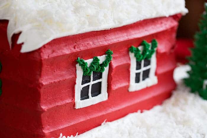 重新创造圣诞老人的房子，有一些轻松的蛋糕装饰!!bob投注体育网站#圣诞蛋糕#烘烤#蛋糕