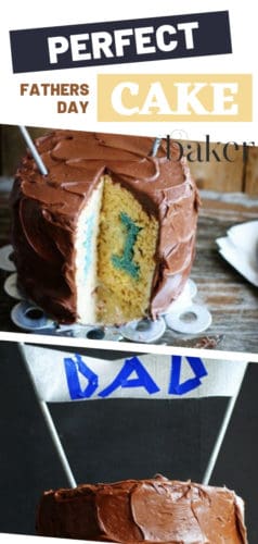 这是完美的父亲节蛋糕！学习如何用巧克力和香草的奇妙味道制作父亲节蛋糕。另外，它也可以是爸爸的生日蛋糕食谱！把这个别针留着，为父亲节准备一个简单的主意吧！
