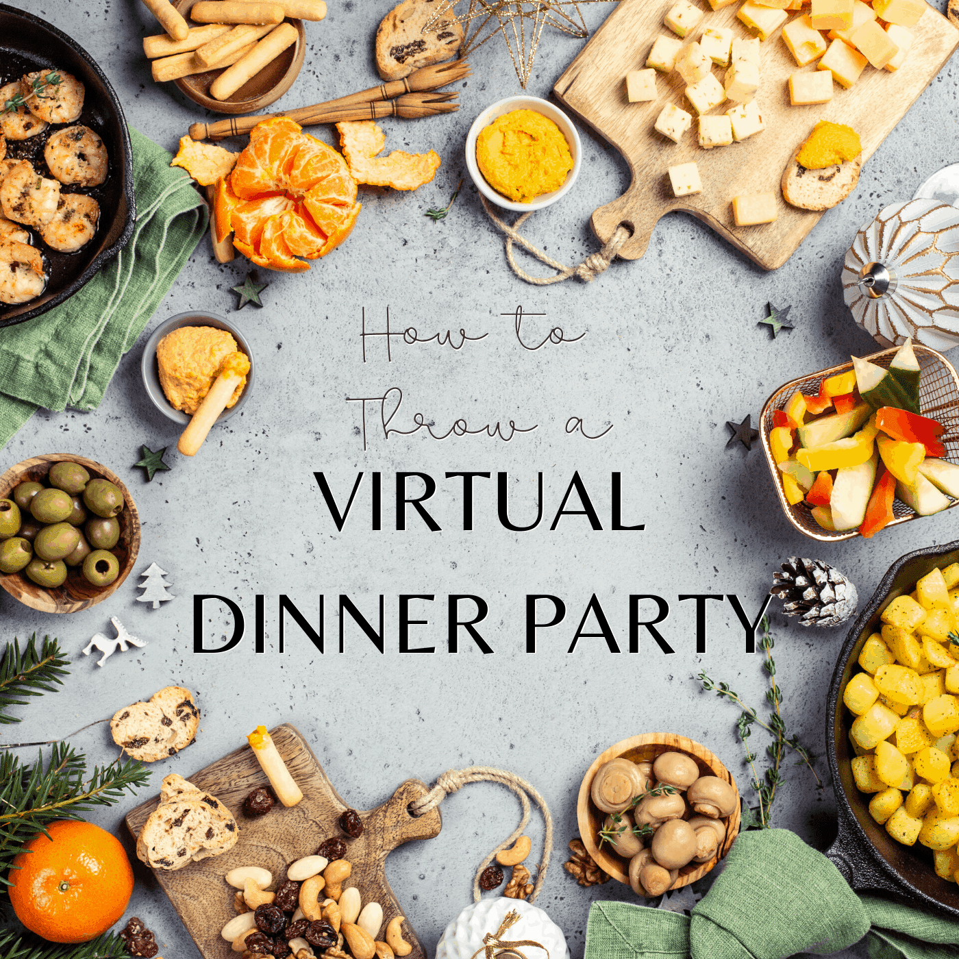 如何举办虚拟晚餐派对